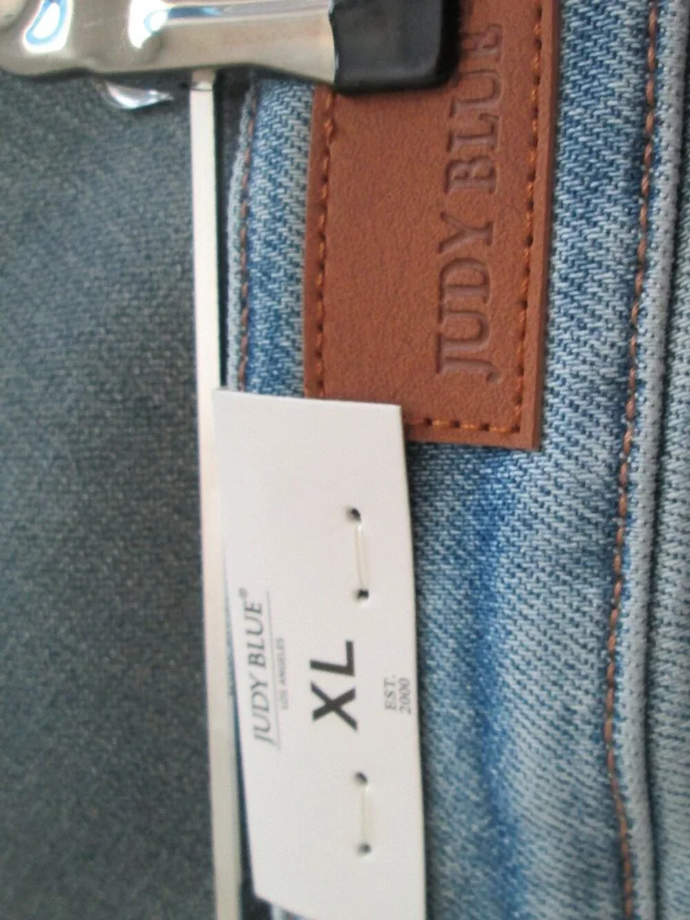 Judy Blue High Waisted Distressed Denim Shorts – Size XL – New With Tags